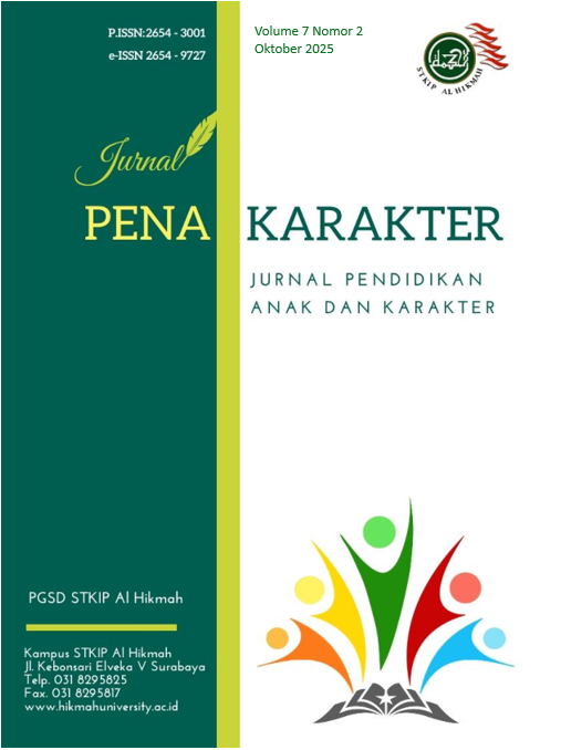 Cover Jurnal Pena Karakter 7(2)